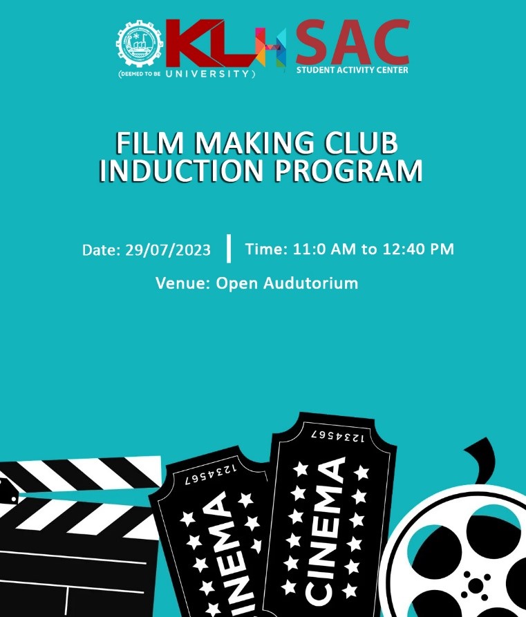 Induction to Film Making Club